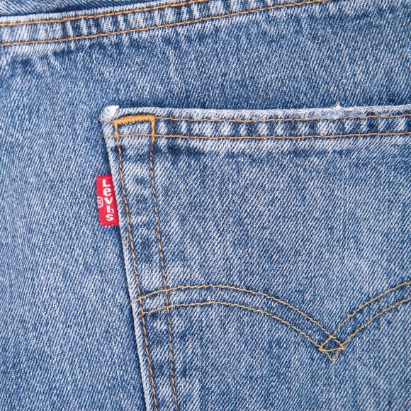 Levi's 511 Blue Jean Shorts - Picture 5 of 8